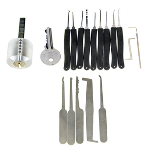 Transparent Practice Lock Pick Tools Set