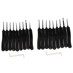 2*9-Piece Lock Picks Set w/ Z-Shape Quick-Picking Tools