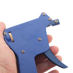 Strong Lock Pick Gun Locksmith Tool Door Lock Opener - Blue + Silver