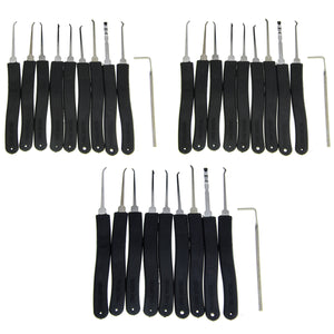 Advanced Lock Pick + L Shape Quick-Picking Lock Pick Tool Set (3PCS)