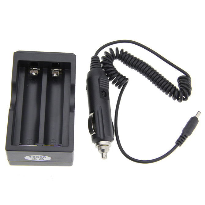 FandyFire 18650 Battery Charger + Car Charger Adapter