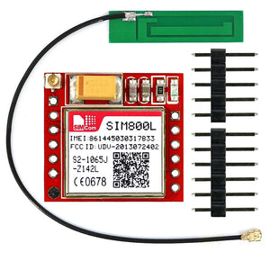 SIM800L IPEX Quad-band GPRS GSM Breakout Module + 3G Antenna