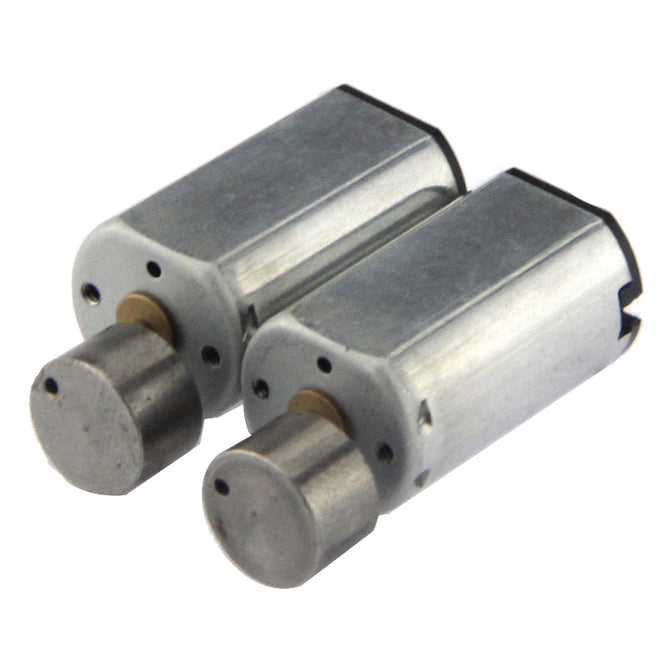 D10*12*20mm 6V 12000rpm 0.02A N30 Motor - Silvery Gray (2PCS)