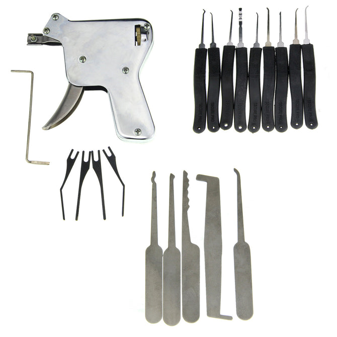 3-Piece Manual Locksmith Training Lock Open Gun Tool