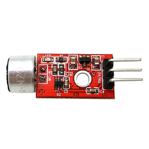 MAX9812 Microphone Amplifier Module - Red
