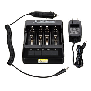 Xtar VP4 Real-time Display Li-ion / Lithium Batteries Car Charger