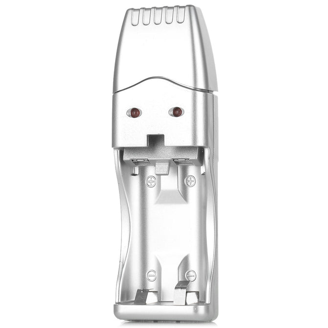 USB Ni-MH 2*AA / AAA Battery Charger - Silver
