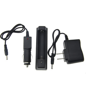 FandyFire 18650 Charging Stand + In-Car Charger + Travel Charger