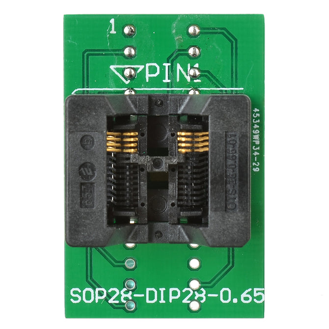 TSSOP8 To DIP28 Programmer Adapter Test Socket - Black + Green