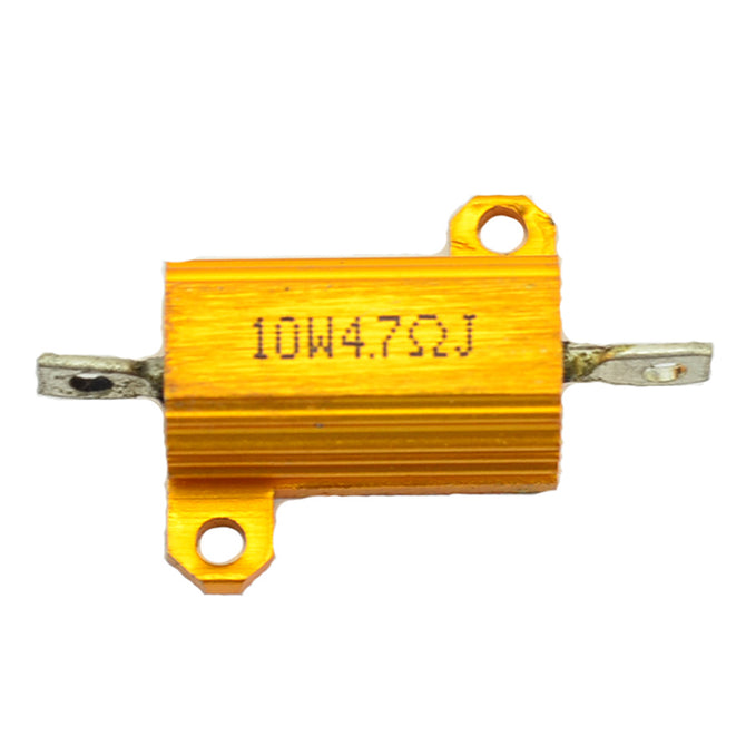 Jtron 10W 4.7ohm Aluminum Alloy Shell Resistor - Golden