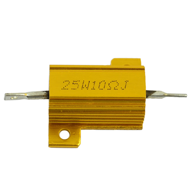 Jtron 25W 10ohm Aluminum Alloy Shell Resistor - Golden