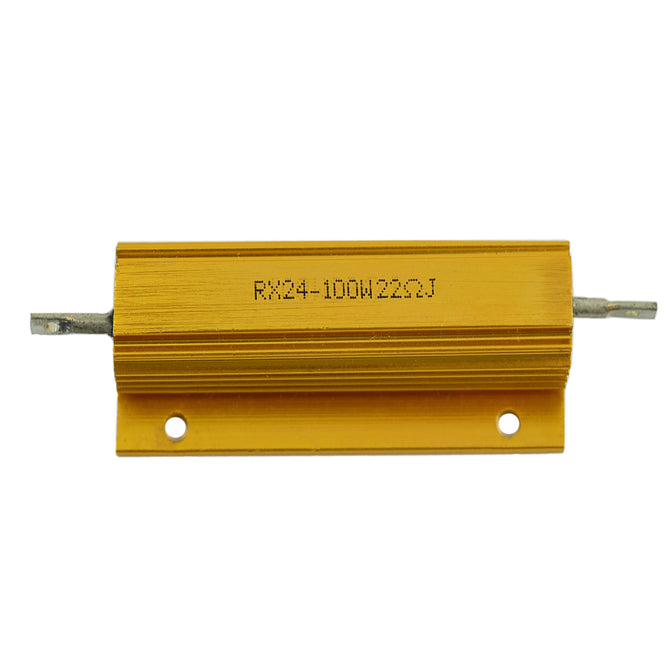 Jtron 100W 22ohm Aluminum Alloy Shell Resistor - Golden (2PCS)