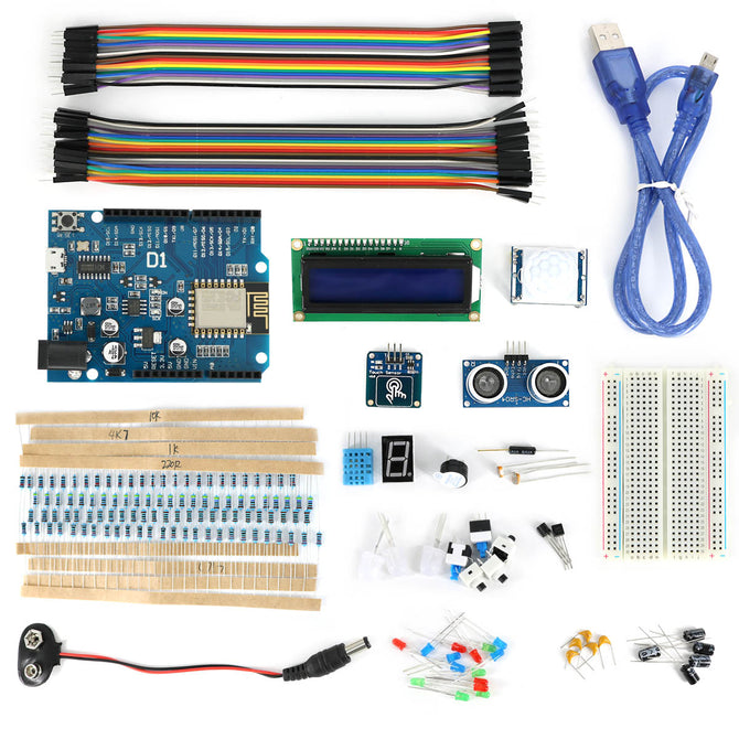 ESP8266 ESP-12E UNO Wi-Fi BreadBoard Kit
