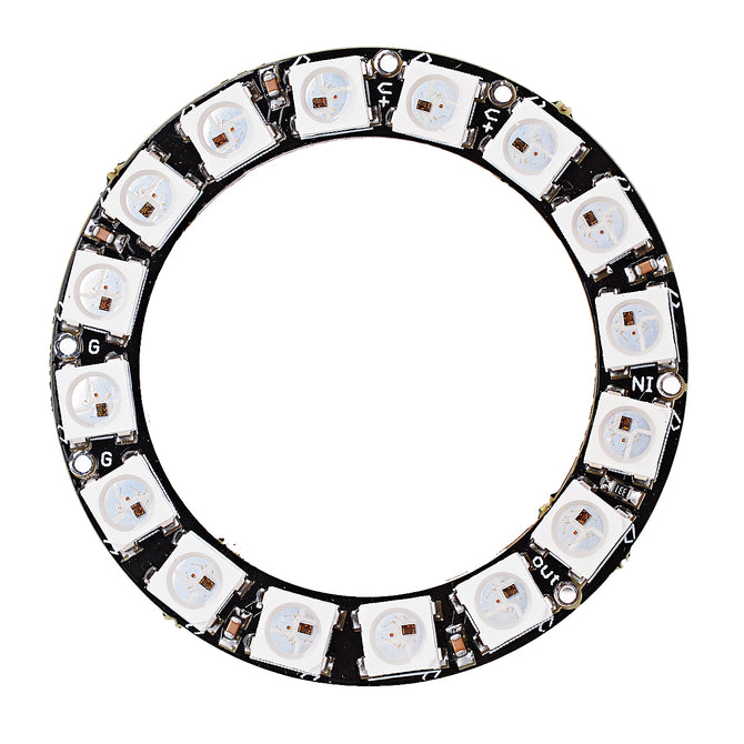 Duinopeak 16-Bit WS2812 5050 RGB Development Board (Diameter 4.5cm)