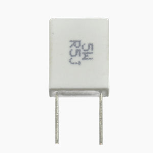 Jtron 5W R5J Ceramics Shell Resistance - White (5PCS)