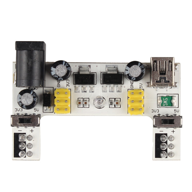2 Channel 5V/3.3V Breadboard Power Supply Module for Arduino