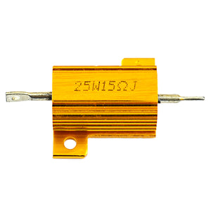 Jtron 25W 15ohm Aluminum Alloy Shell Resistor - Golden