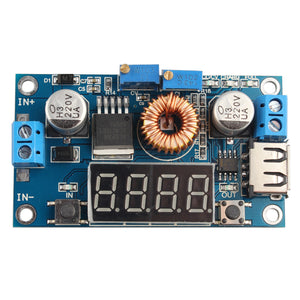 DC 5A Drive Lithium Battery Charger w/ Voltmeter Ammeter DC-DC Module