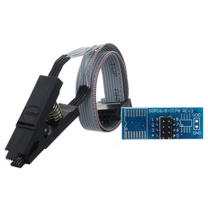 SOP 8-Pin BIOS Tesing Clip - Blue + Black