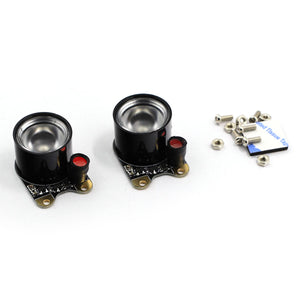 Waveshar 100 Degree Angle Infrared LED Board - Black (2PCS)