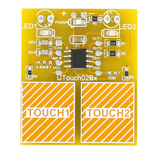 2-CH Anti-Interference Digital Capacitive Touch Sensor Switch Module