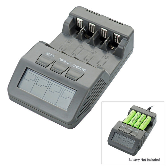 BT-C700 Smart 4-Slot Battery Charger for AA / AAA Battery (US Plugs)