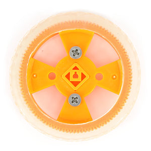 Smart Car Model 70x12mm Wearable Rubber Wheel for N20 Gear Motor