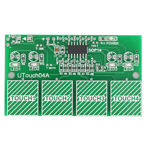 4-Channel Digital Capacitive Touch Sensor Switch Module for Arduino
