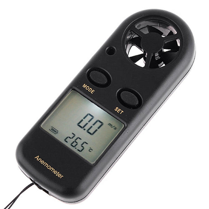 Digital Wind Scale Anemometer Thermometer w/ 1.5" Screen