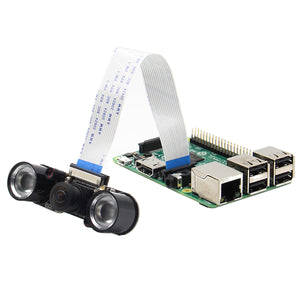 Adjustable Focus Angle Fisheye Lens Raspberry Pi Camera Lights Board