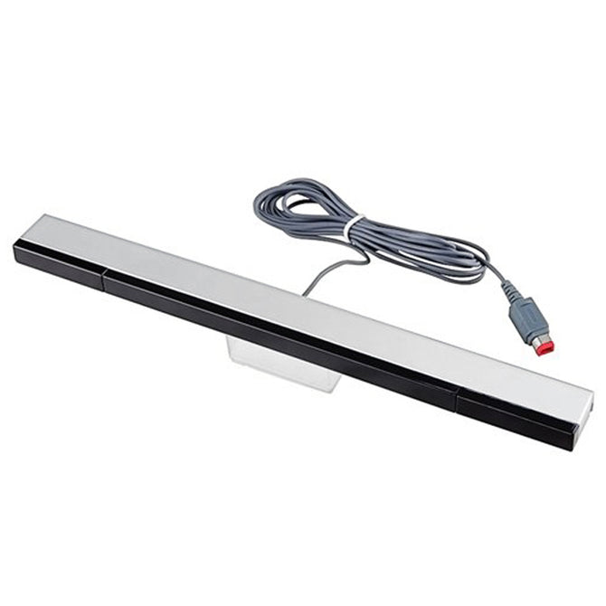 Infrared Ray Inductor Sensor Bar for Wii - Black + Silver