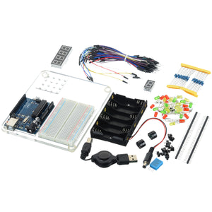 UNO R3 Starter Learning Kit for Arduino - Multi-Colored (Works with Official Arduino Boards)