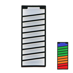 Battery Style LED Digital Tube Power Display 4-color 10-segment LED Bar Module for DIY