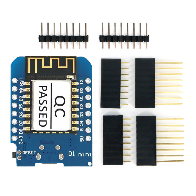 ESP8266 ESP-12F D1 Mini Wi-Fi Development Board Module Usable with Arduino IDE w/ CH340G Driver
