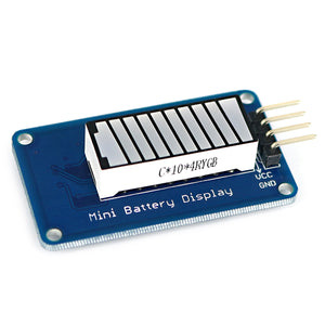 Battery Style Digital Tube LED Battery Level Display Module 4-color 10-segment LED Bar for Arduino