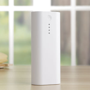 Soshine E4C LED Power Bank External Battery 2-Slot Battery Charger Box for 18650 - White