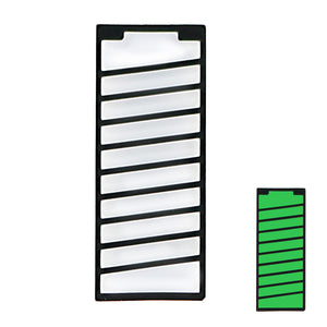 Battery Style LED Digital Tube Power Display Emerald Green Color 10-segment LED Bar Module