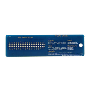 GPIO Pin Reference Board RPi GPIO Ruler for Raspberry Pi - Blue