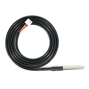 DS18B20 Waterproof Digital Temperature Sensor Probe - Black + White