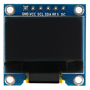SSD1306 0.96" 128 x 64 Blue OLED Screen Display Module - Blue + Black