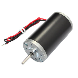 DC 12V 8000rpm Strong Magnetic High Torque Tubular Motor - Black