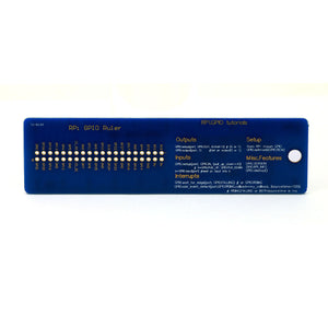 GPIO Ruler for Raspberry Pi 3B/2B/B+ - Blue