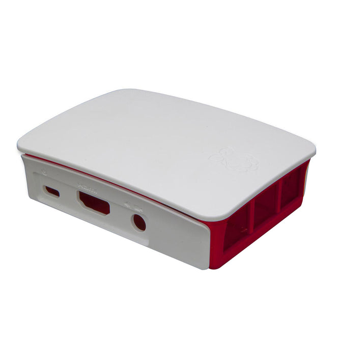 Raspberry Pi ABS Case for Raspberry Pi 3 Model B Only - White + Red