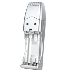 USB Battery Charger for AA, AAA, NI-MH, Ni-Cd Battery - Silver