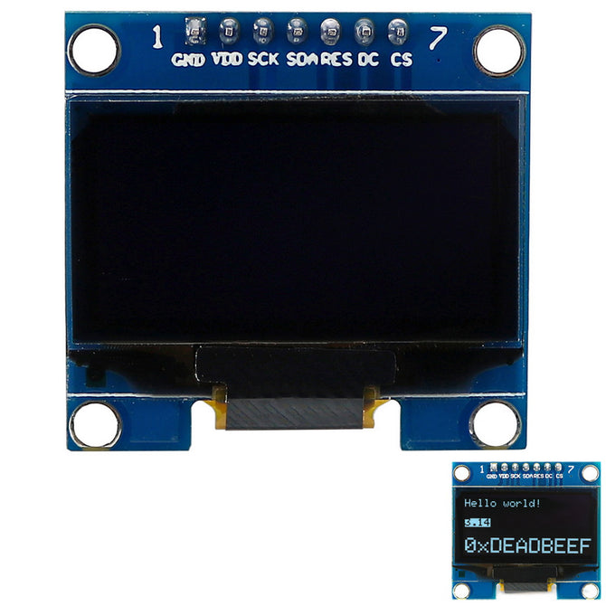 SH1106 OLED Display Module for Arduino - Blue + Black