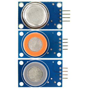 Common Gas Sensor Module Kit w/ MQ-2 / MQ-3 / MQ-7 for Arduino