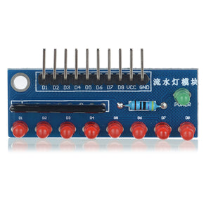 8-Digit LED MCU Water Lamp Module for Arduino - Blue