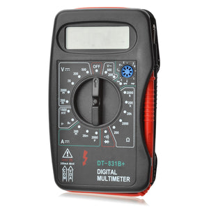 DT-831B+ Mini 31/2 Digital Multimeter DMM Voltmeter Ammeter Ohmmeter