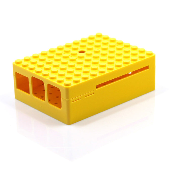 Protective Case w/ Camera Hole for Raspberry Pi - Yellow