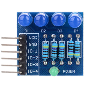 4P LED Diode Blue Light PWM Dimming Module